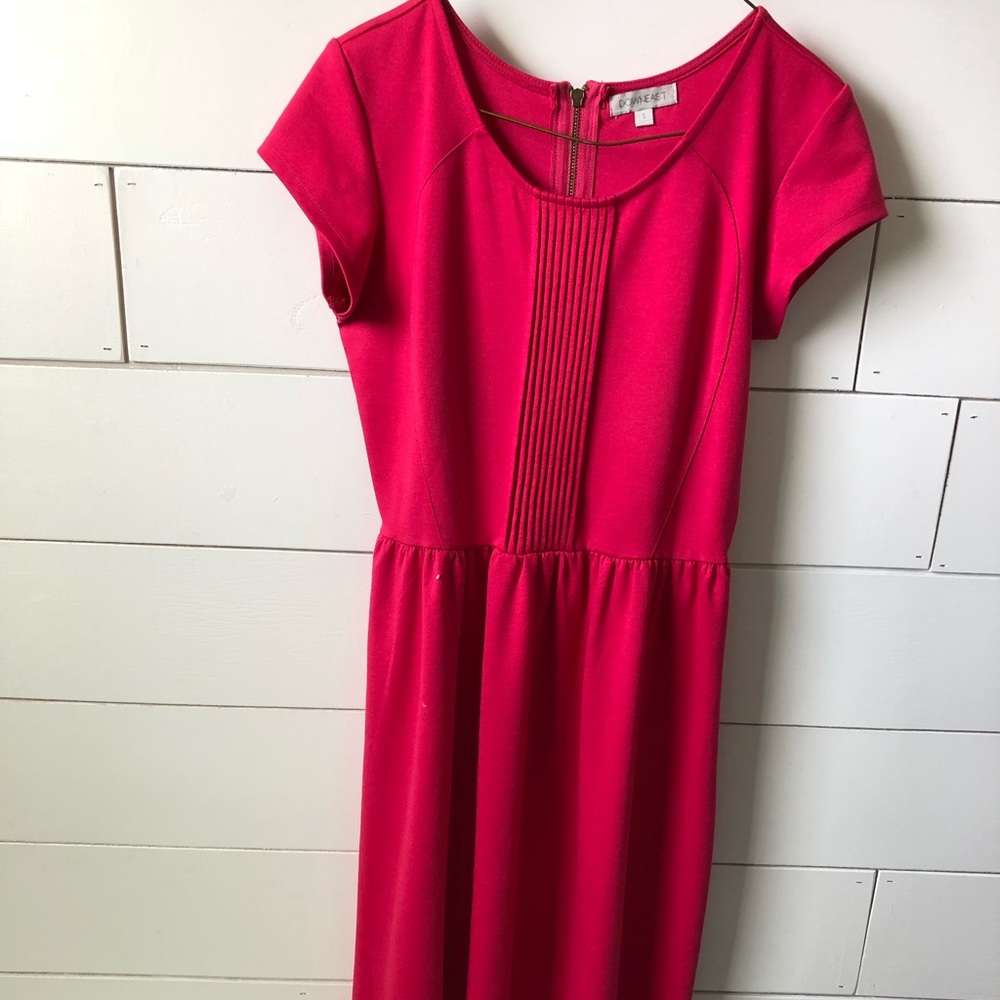 Long, soft, pink dress
